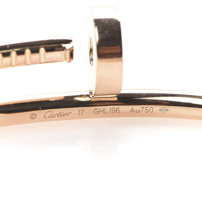 Cartier 18K Pink Gold Juste Un Clou Bracelet 17 5 of 7