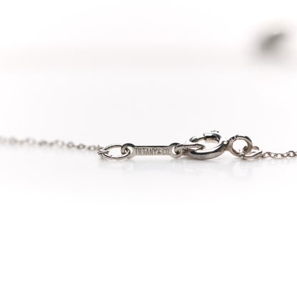 Tiffany Sterling Silver 12mm Elsa Peretti Tear Drop Pendant Necklace 5 of 6