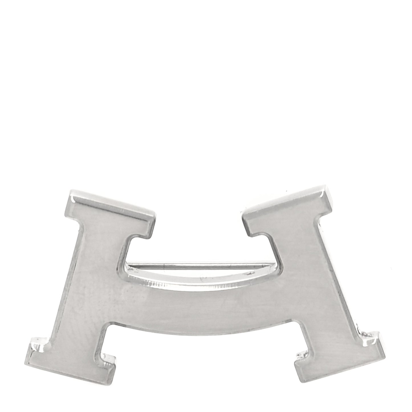 Palladium Smile H Brooch