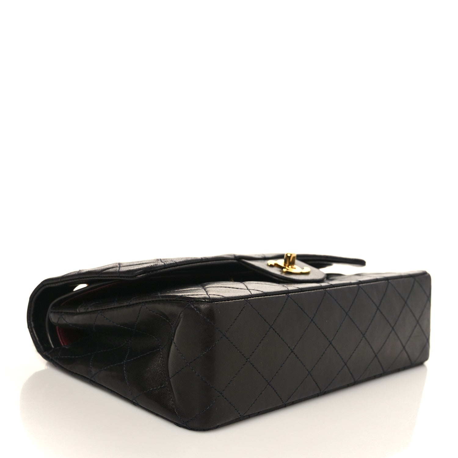 Chanel Lambskin Quilted Medium Double Flap Black 4 of 9