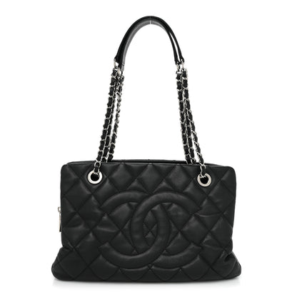 Chanel Caviar Quilted Timeless CC Shopping Tote Black 1 of 18