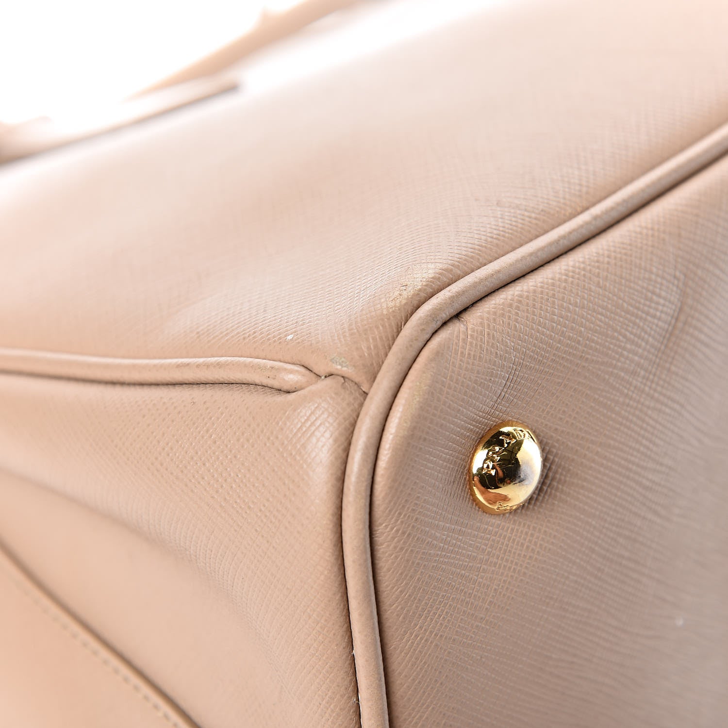 Prada Saffiano Lux Small Tote Sabbia 13 of 15
