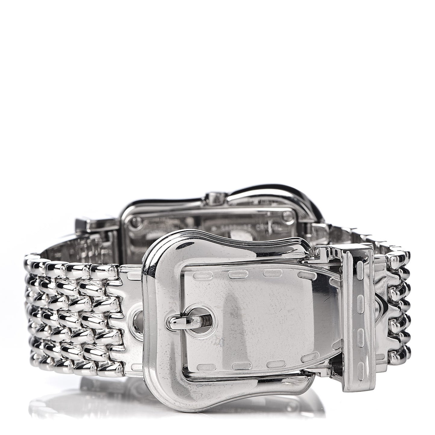 Stainless Steel Diamond Pink Mother of Pearl 33mm Buckle Quartz Watch