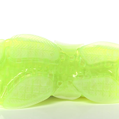 Balenciaga Fabric Mesh Clear Sole Fluo Womens Triple S Sneakers 41 White Fluo Yellow 6 of 10