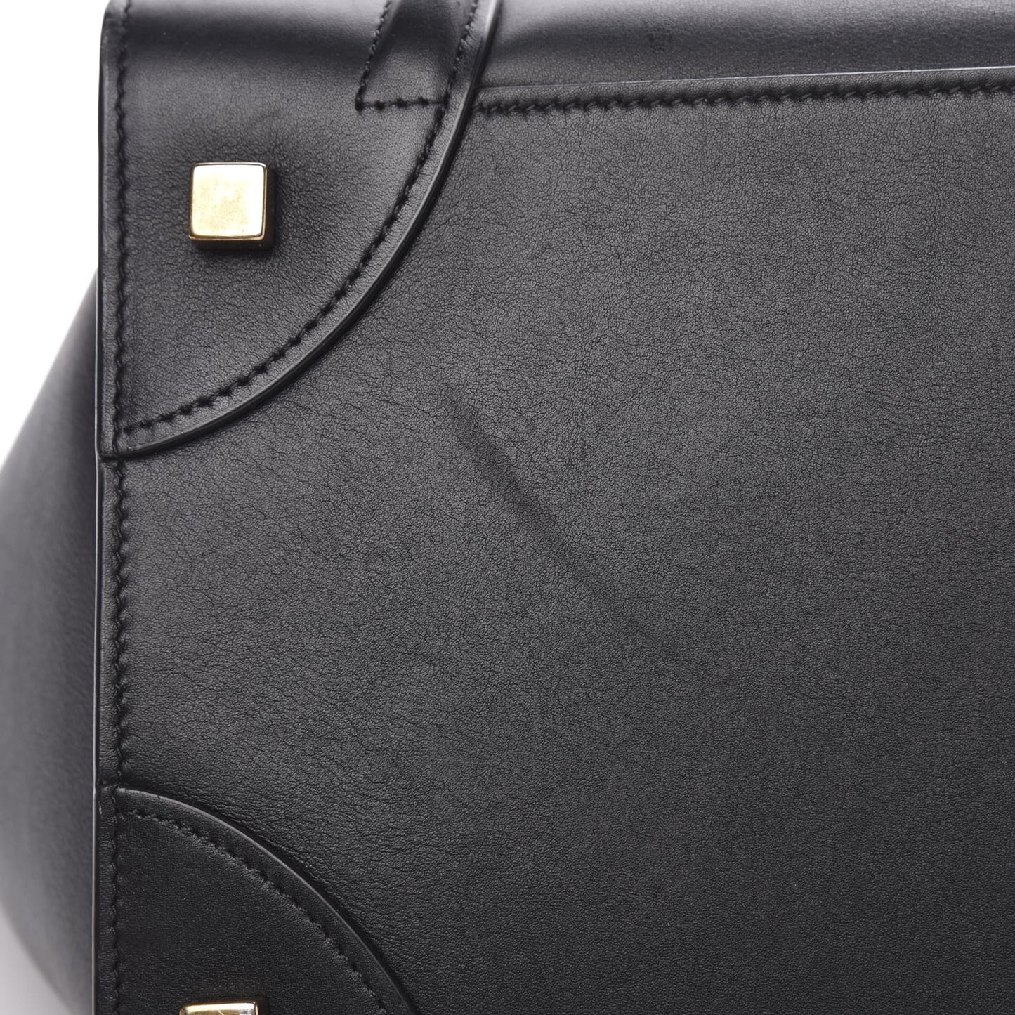 Smooth Calfskin Mini Luggage Black