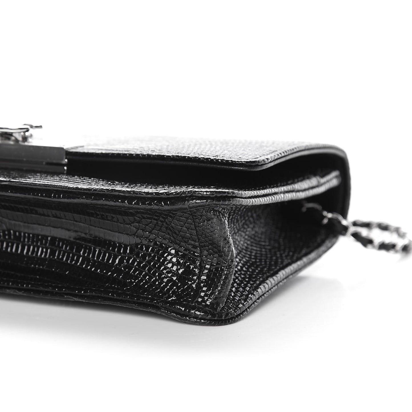 Lizard Golden Class Wallet on Chain WOC Black