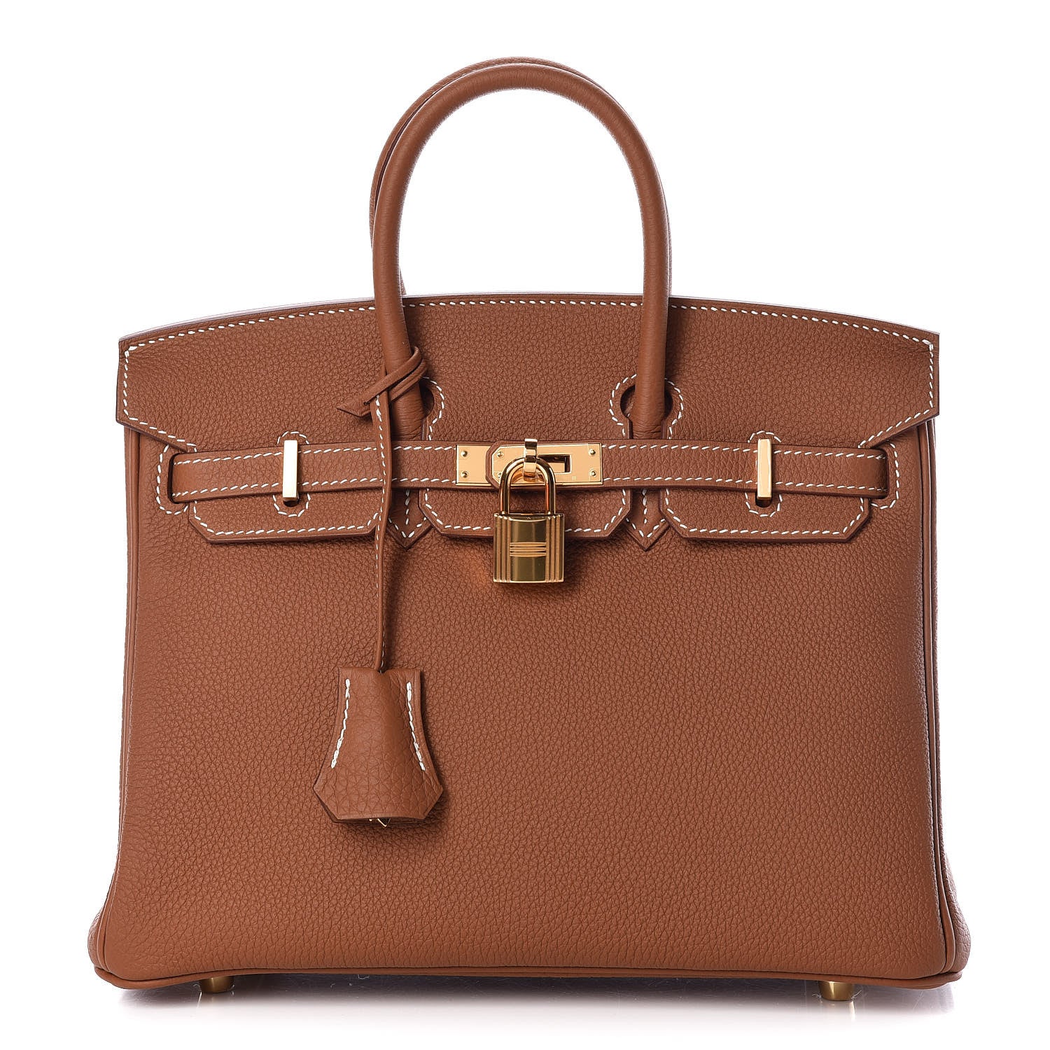 Hermes Togo Birkin 25 Gold 1 of 33