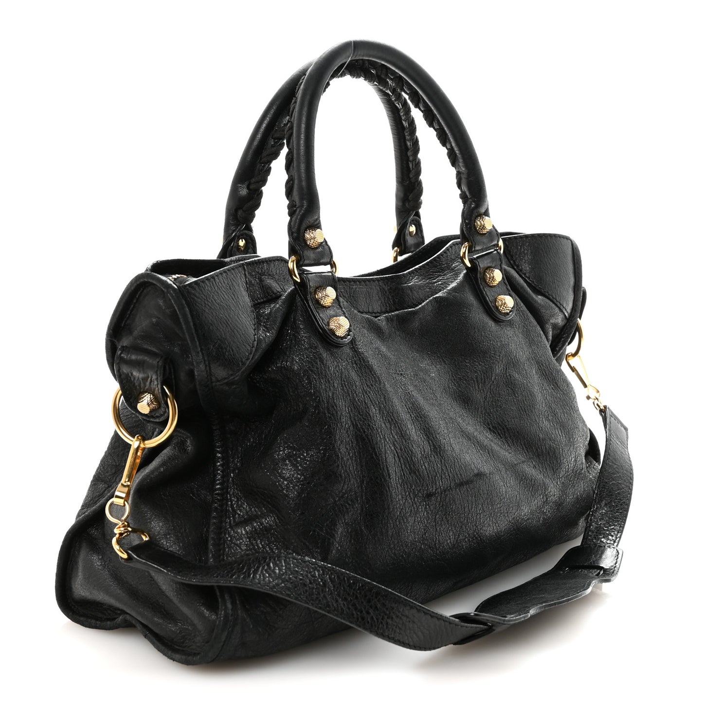 Agneau Giant 12 Gold Hardware City Black
