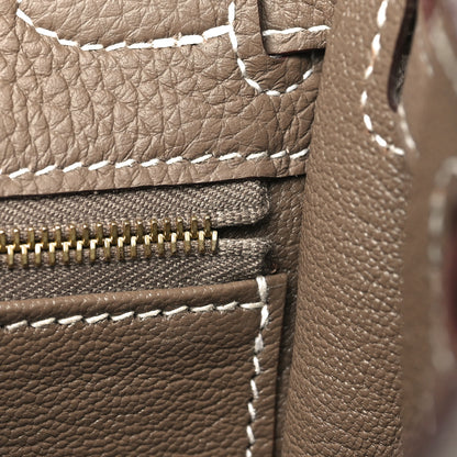 Hermes Togo Kelly Retourne 25 Etoupe 10 of 10