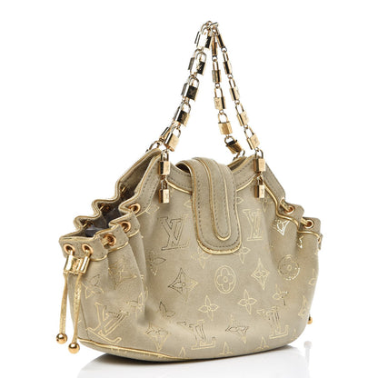 Louis Vuitton Monogram Suede Theda PM Gold 3 of 8