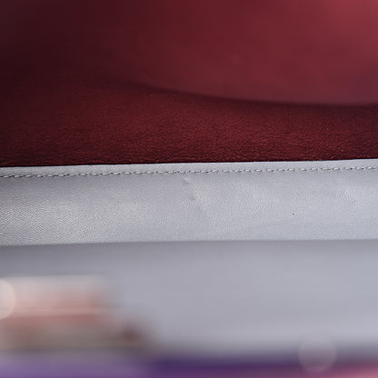 Fendi Vitello Seta Shiny Nappa Medium Peekaboo Iconic Satchel Ribes Azzurro Polvere 10 of 13