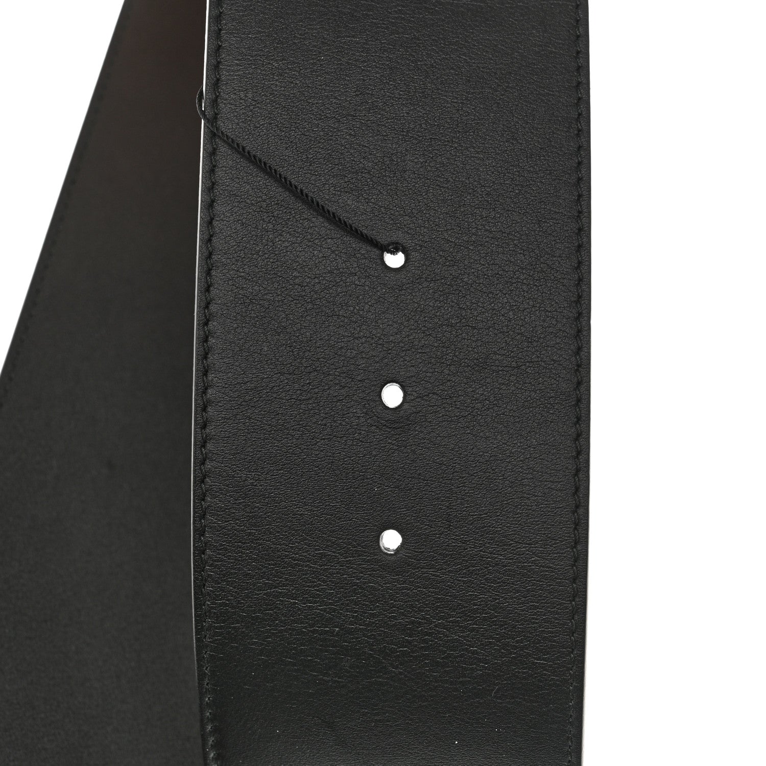 Gucci Moon Calfskin Pearl Double G 70mm Belt 90 36 Black Cream 4 of 4
