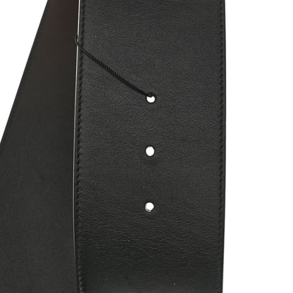 Gucci Moon Calfskin Pearl Double G 70mm Belt 90 36 Black Cream 4 of 4