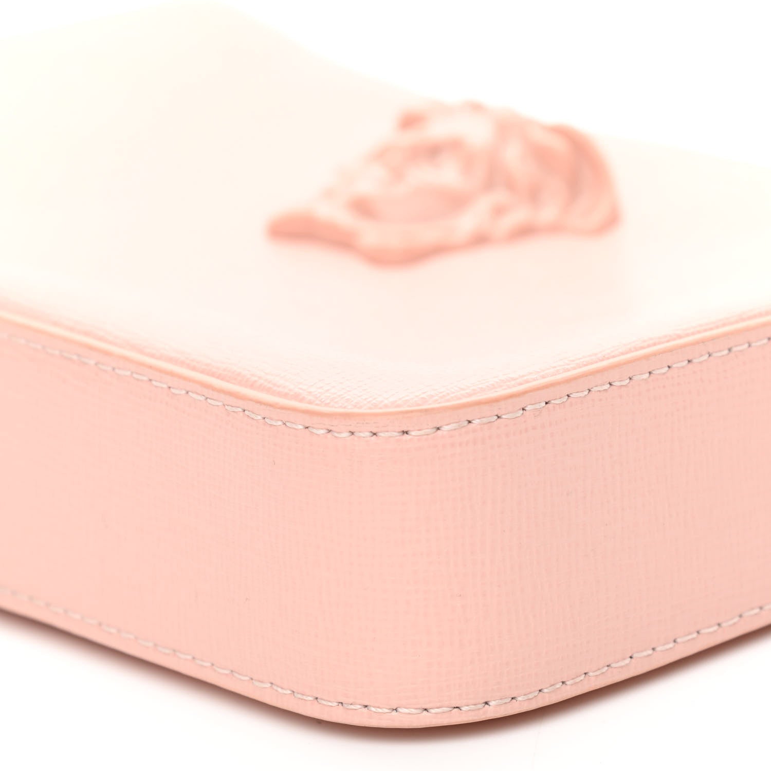 Versace Saffiano Calfskin Palazzo Chain Crossbody Light Pink 9 of 9