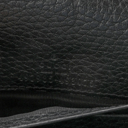 Gucci Calfskin Mini GG Marmont Chain Wallet Black 6 of 10