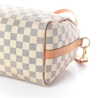 Louis Vuitton Damier Azur Speedy Bandouliere 25 10 of 11