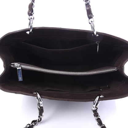 Chanel Caviar Quilted Grand Shopping Tote GST Dark Brown 5 of 10