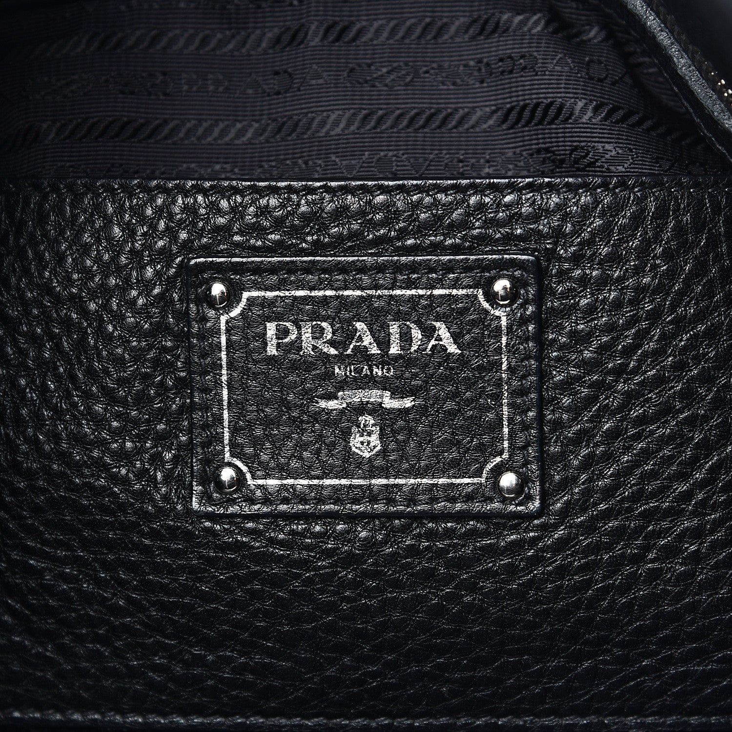 Prada Vitello Daino Hobo Black 5 of 12