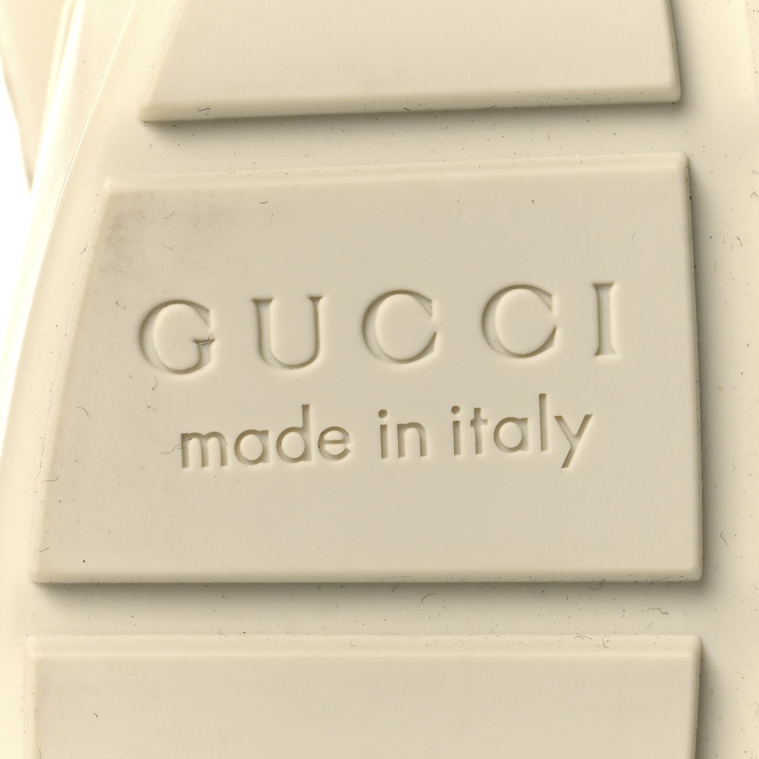 Gucci Calfskin Logo Womens Rhyton Sneakers 39 Ivory 8 of 9