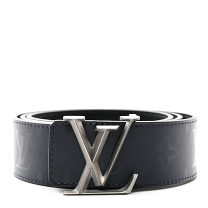 Louis Vuitton Calfskin Illusion Monogram 40mm LV Pyramide Belt 90 36 Black 1 of 5