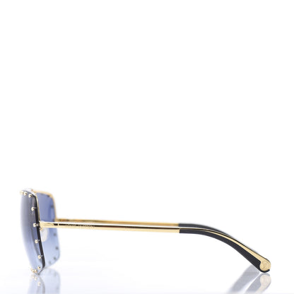 Louis Vuitton The Party Square Sunglasses Z2354W Blue 3 of 7