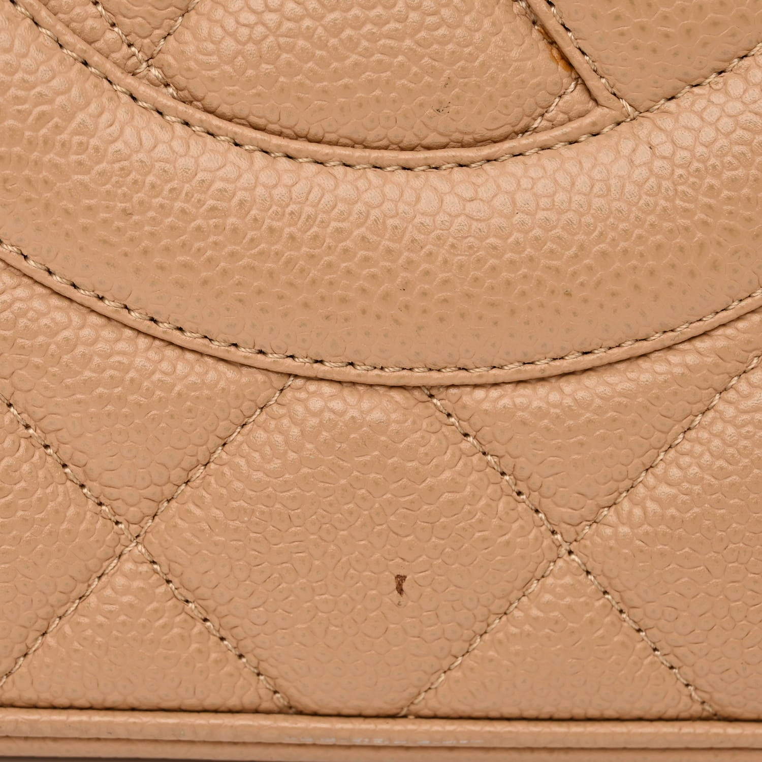 Chanel Caviar Quilted Medallion Tote Beige 10 of 11