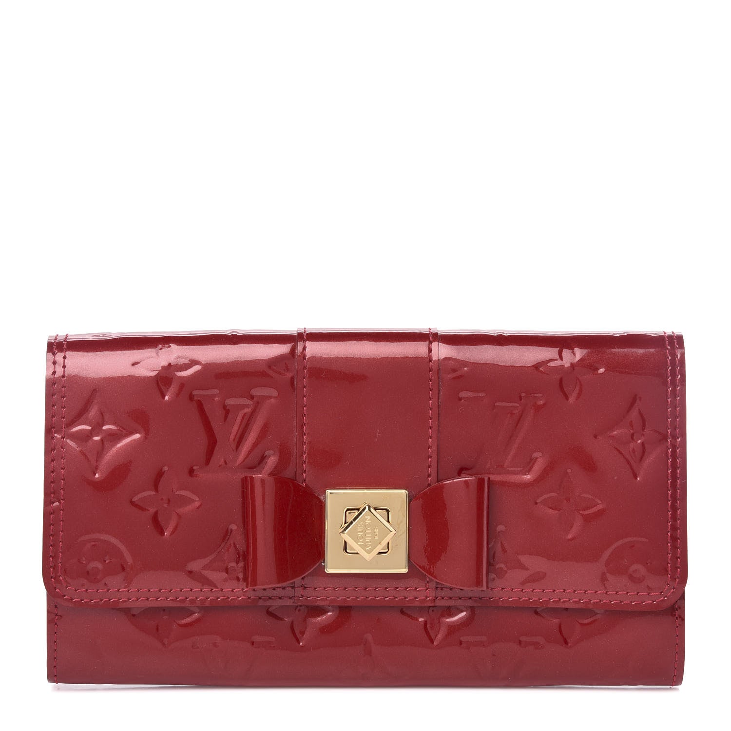 Louis Vuitton Vernis Sarah Noeud Wallet Pomme D'Amour 1 of 10