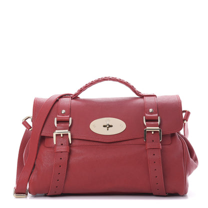 Mulberry Glossy Goatskin Medium Alexa Poppy Red 1 of 10