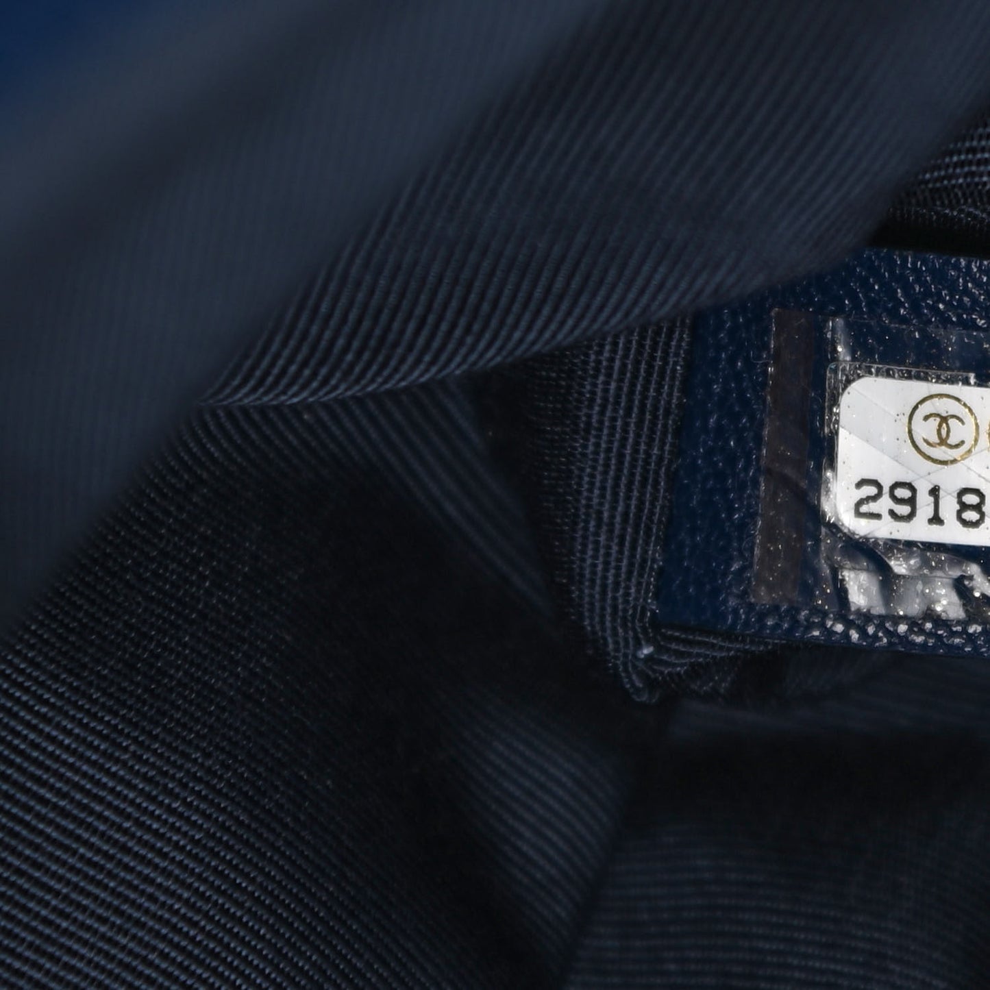 Goatskin Quilted Large Chanel 19 Flap Dark Blue