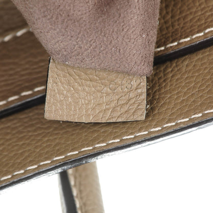 Celine Drummed Calfskin Mini Luggage Souris 7 of 9