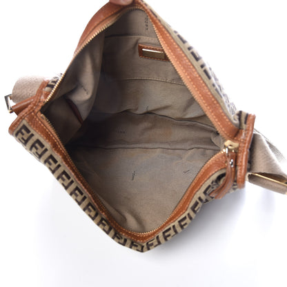 Fendi Zucchino Crossbody Messenger Brown 5 of 8