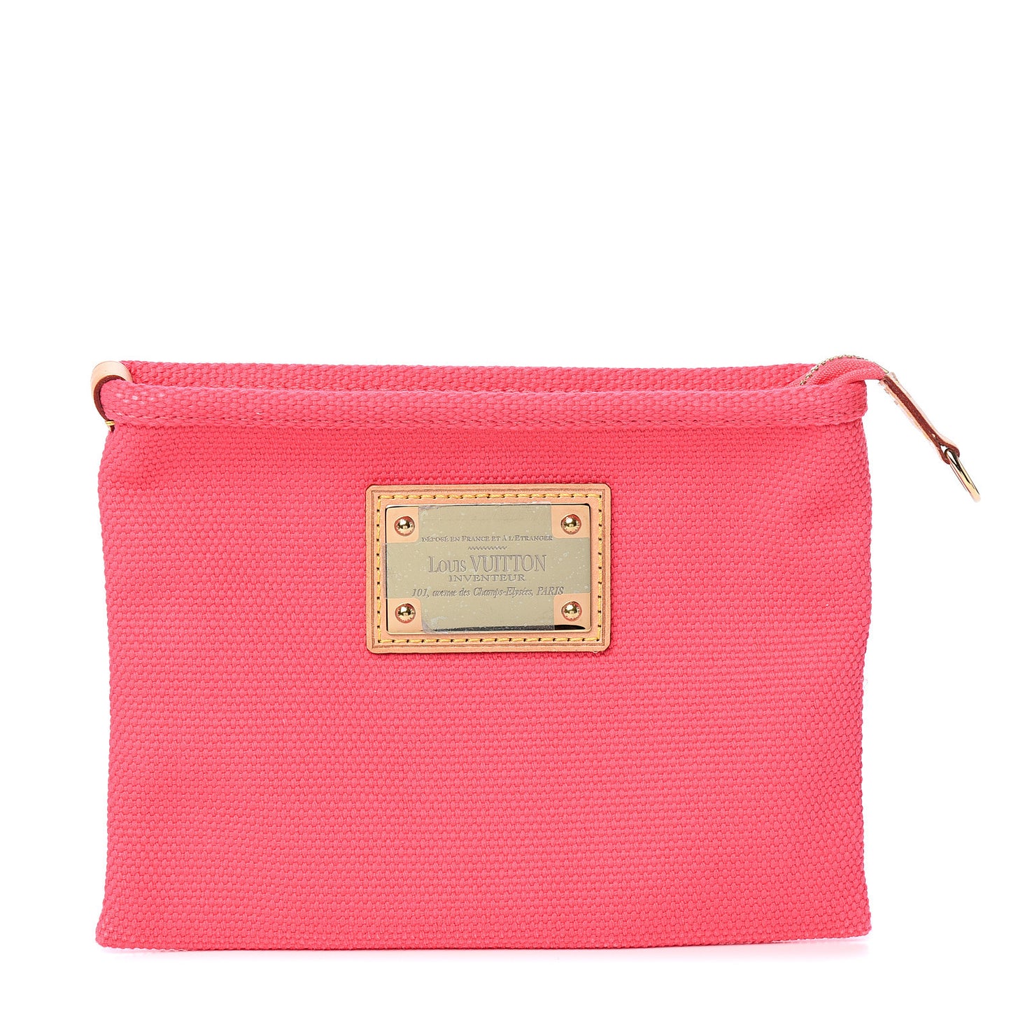 Toile Antigua Pochette Plate PM Pink