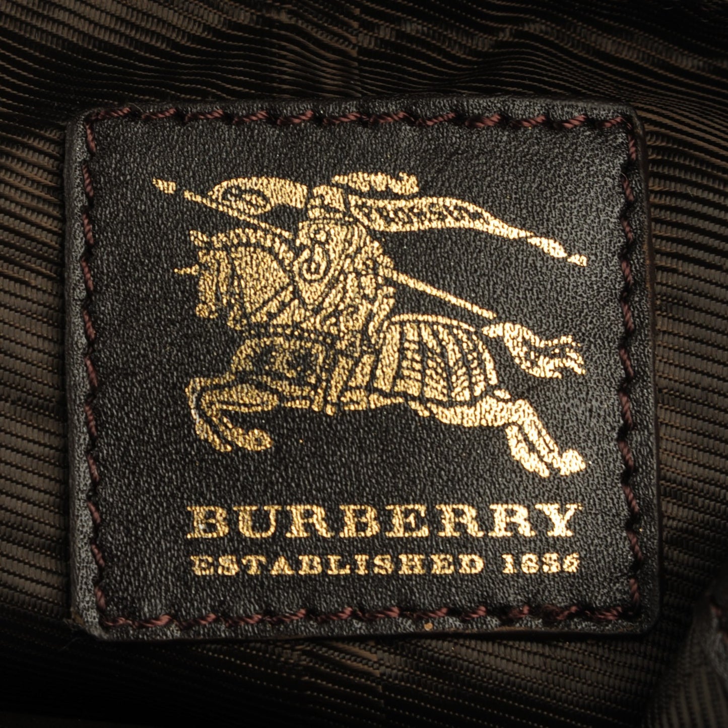 Lambskin Quilted Westbury Tote Dark Brown
