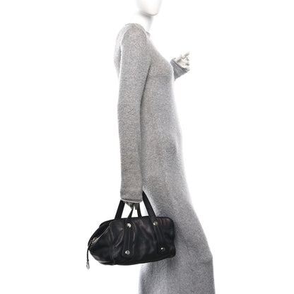 Chanel Calfskin Bolt Bowler Black 2 of 10