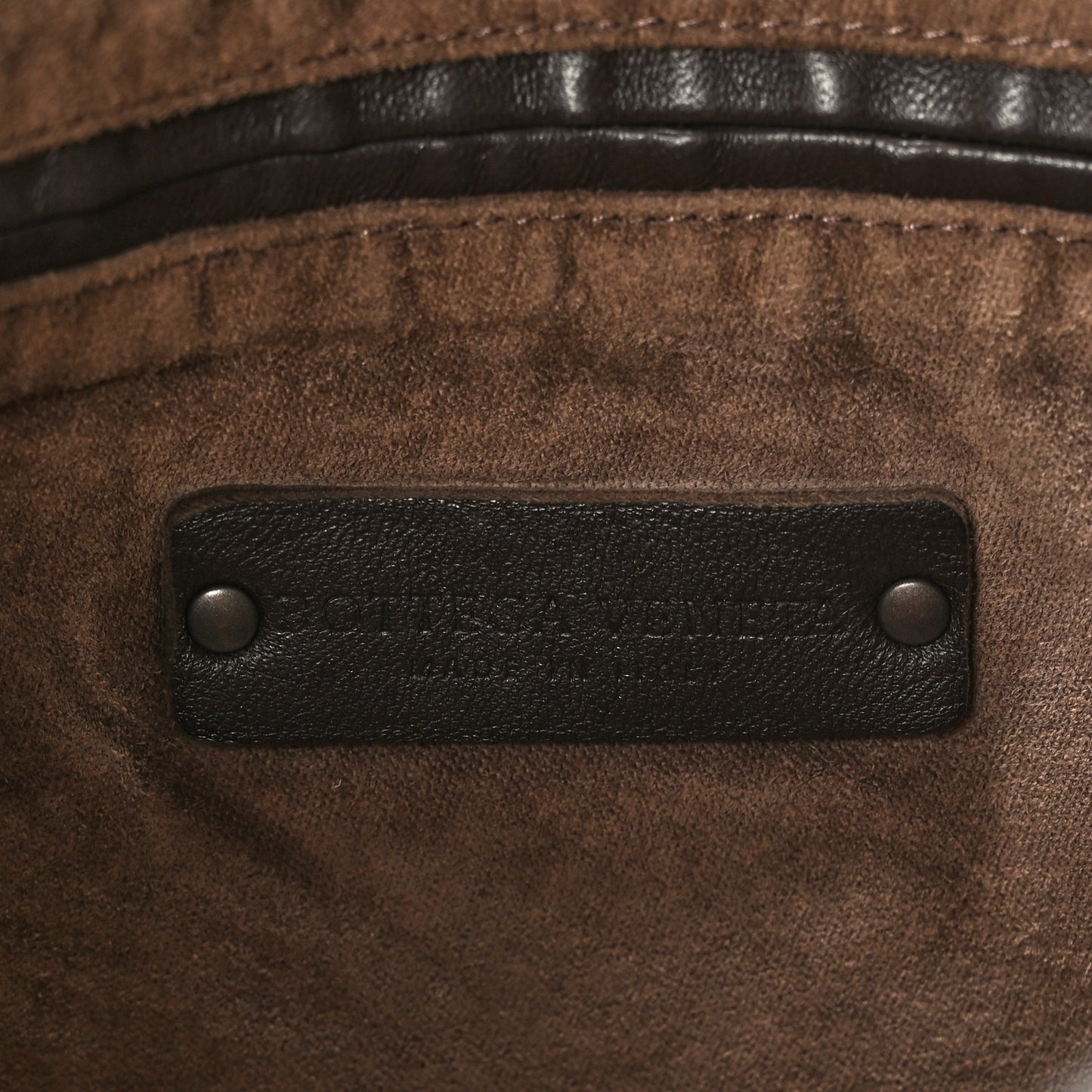 Nappa Intrecciato Medium Veneta Hobo Ebano