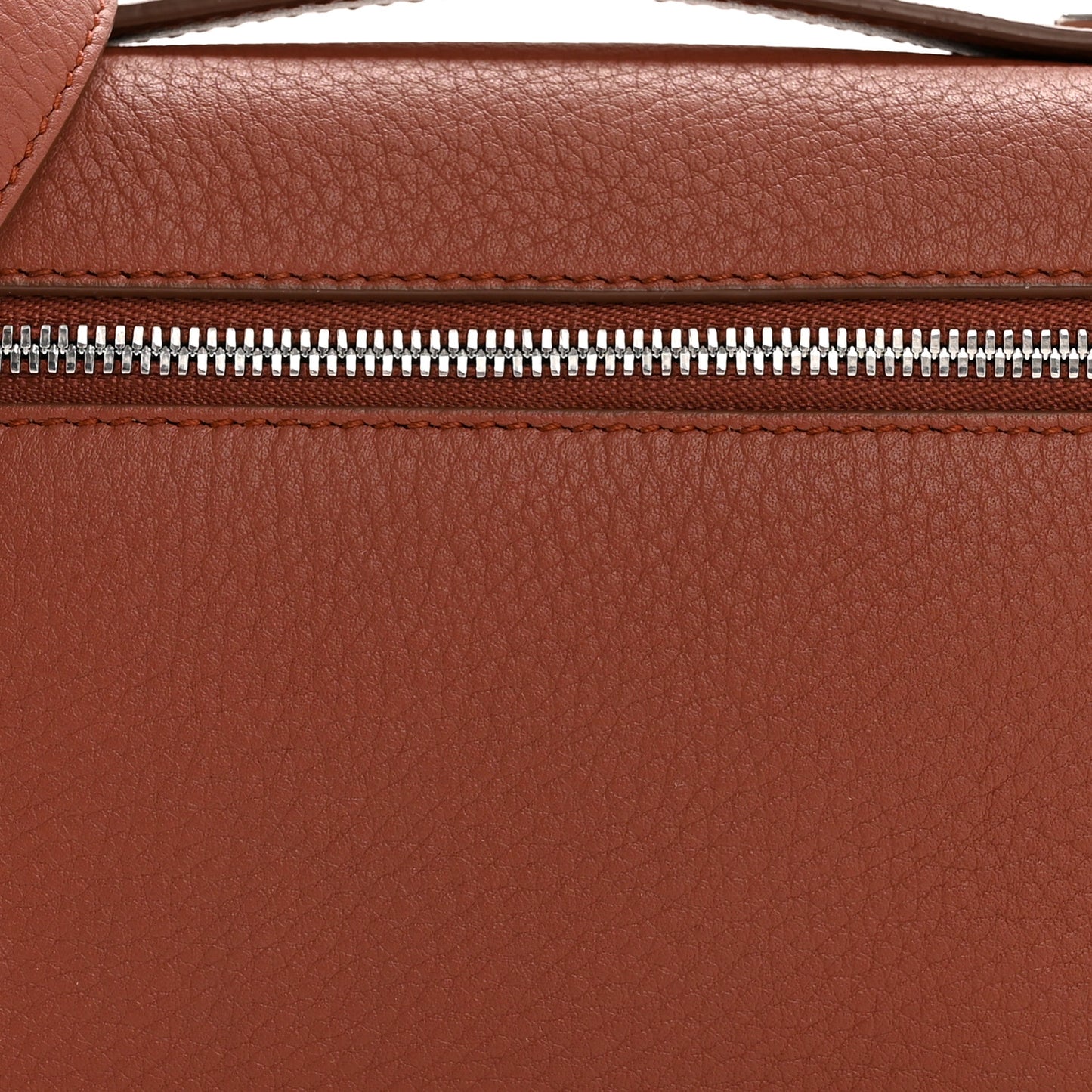 Grained Calfskin L19 Extra Pocket Pouch Kummel