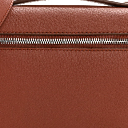 Loro Piana Grained Calfskin L19 Extra Pocket Pouch Kummel 7 of 10