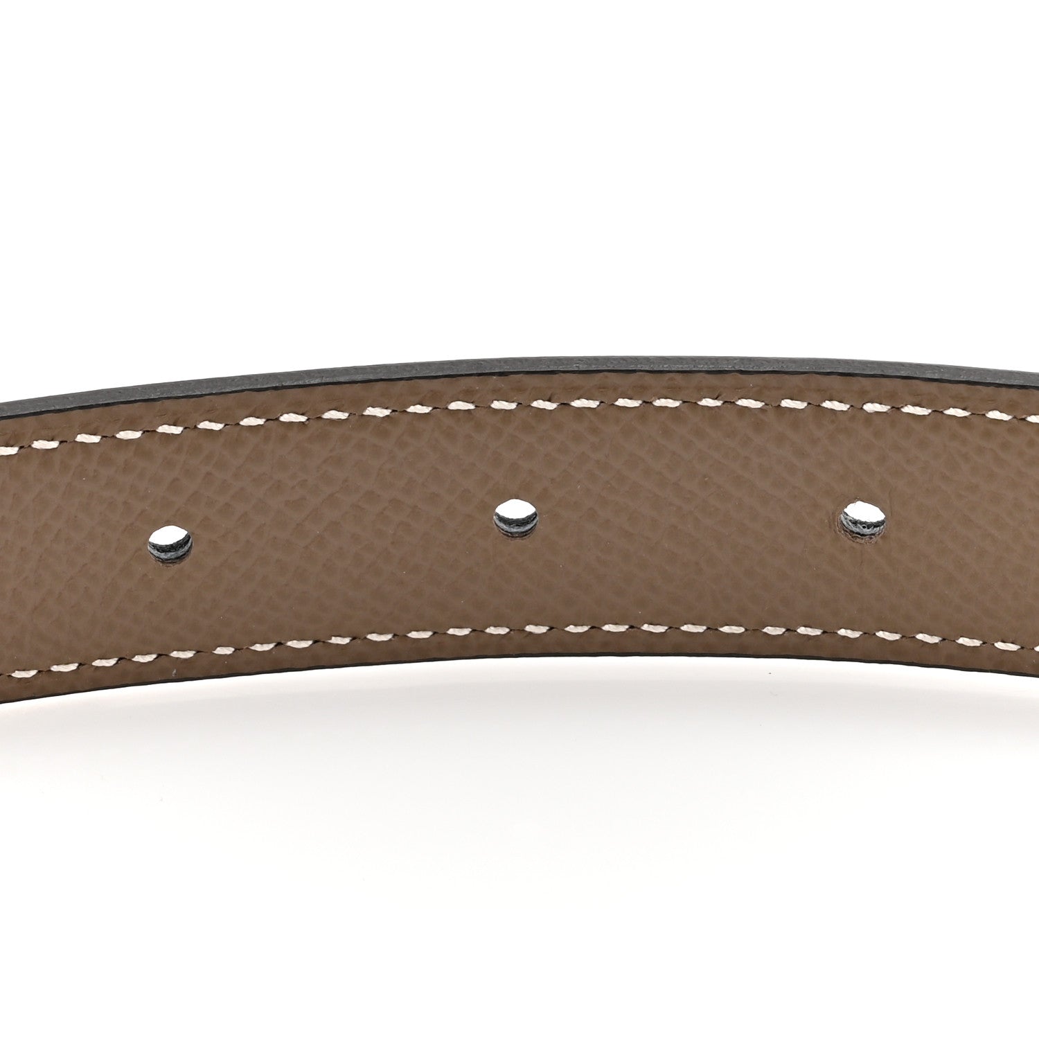 Hermes Swift Epsom 24mm Lagune Belt 80 Black Etoupe 5 of 6