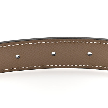 Hermes Swift Epsom 24mm Lagune Belt 80 Black Etoupe 5 of 6