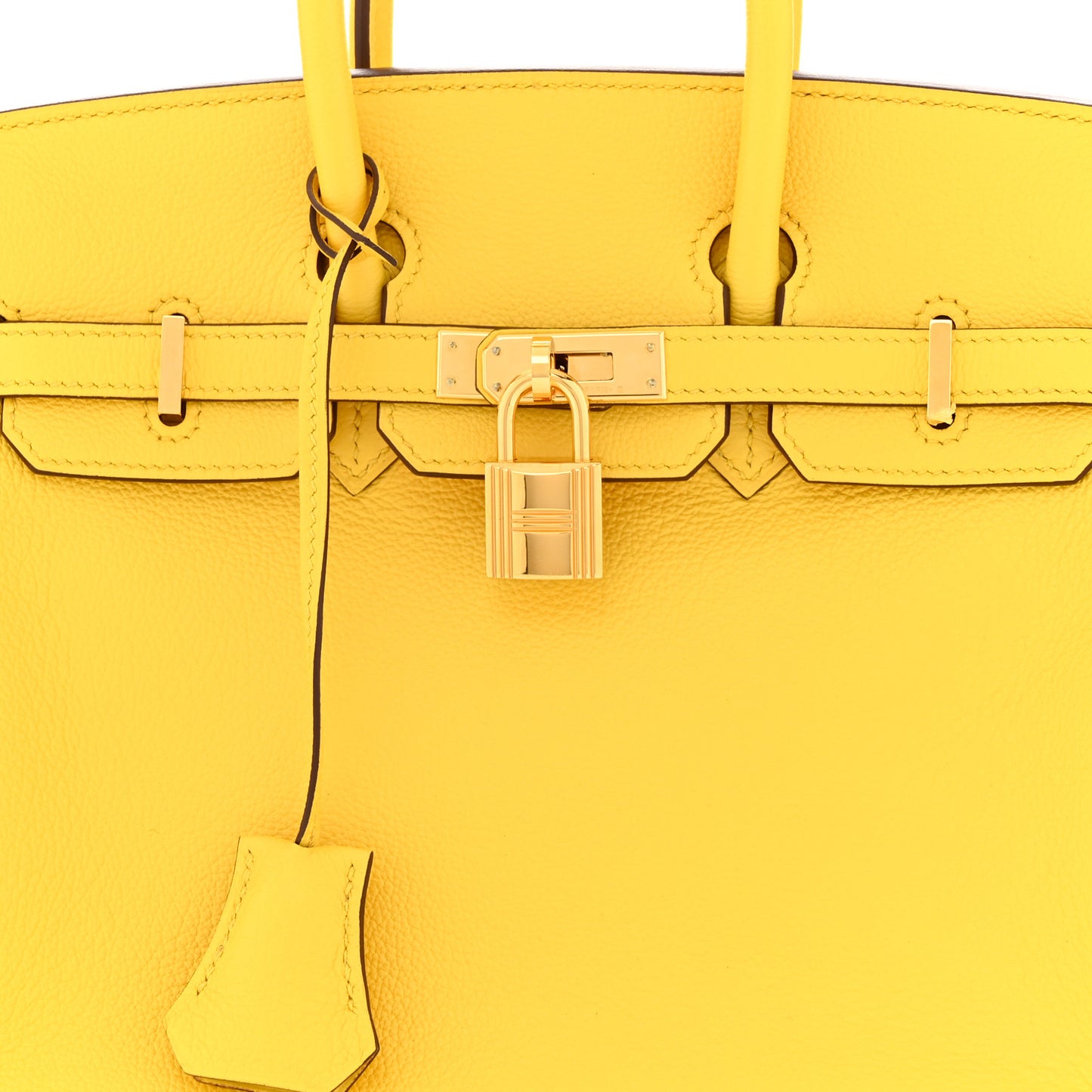 Taurillon Novillo Birkin 25 Jaune De Naples
