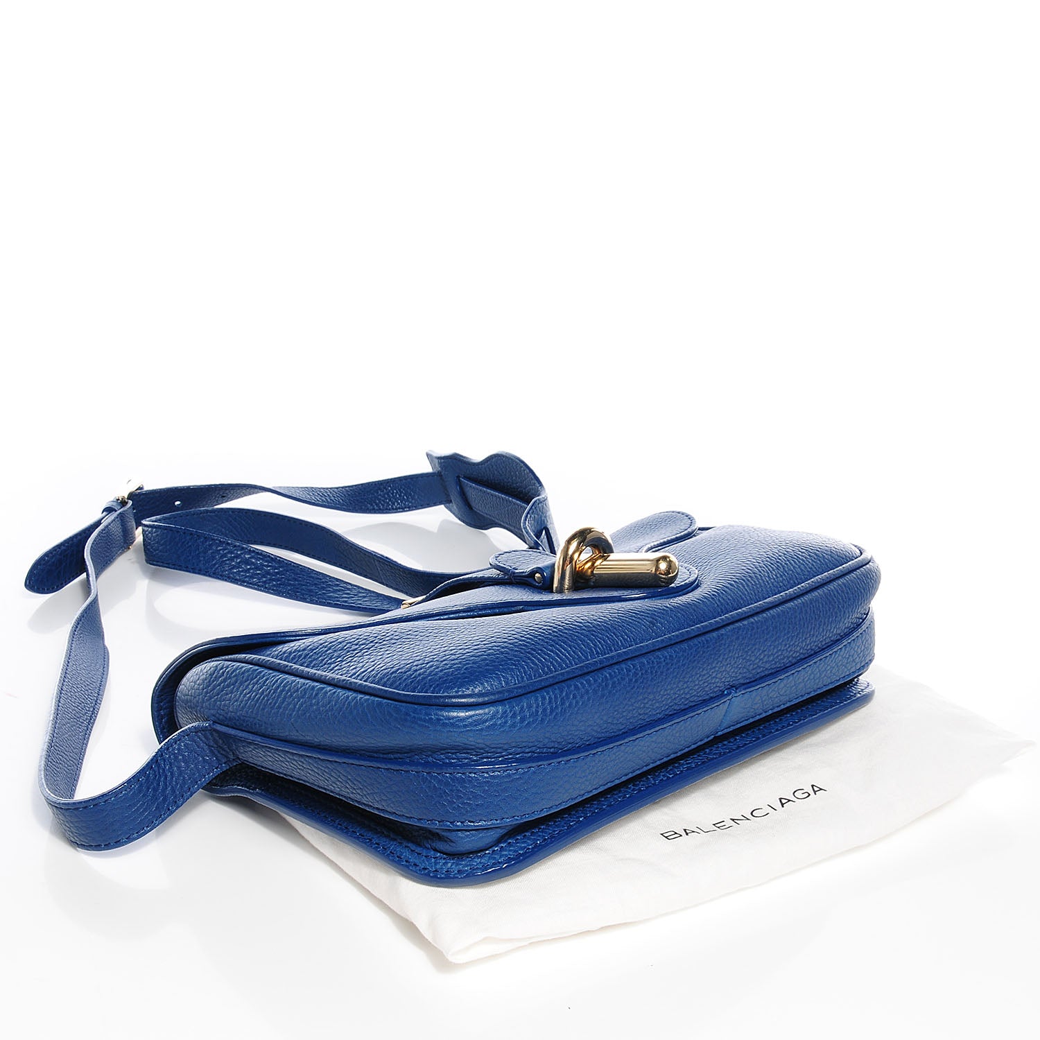 Balenciaga Grained Calfskin S Tube Bleu Nautique 4 of 8