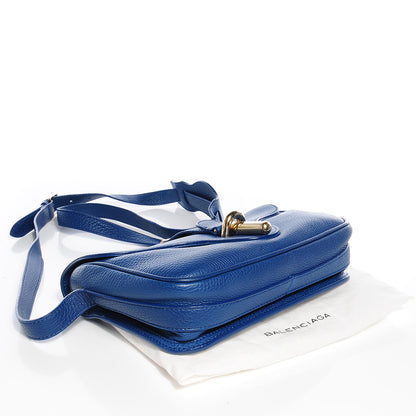 Balenciaga Grained Calfskin S Tube Bleu Nautique 4 of 8