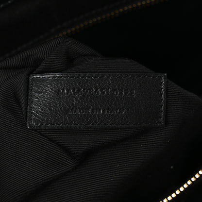 Saint Laurent Lambskin Quilted Maxi Icare Shopping Tote Black 7 of 10