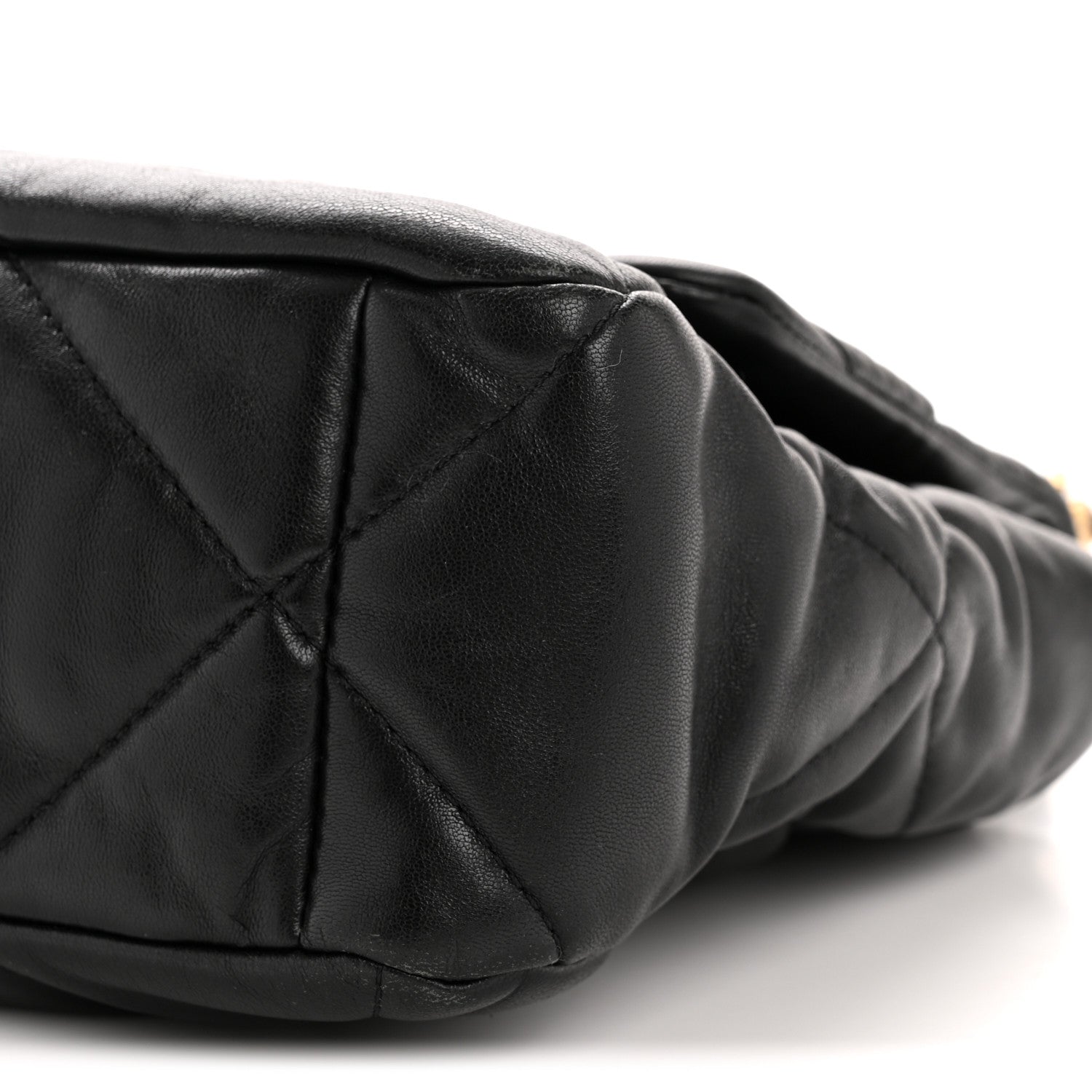 Chanel Lambskin Quilted Large Chanel 19 Flap Black 10 of 13
