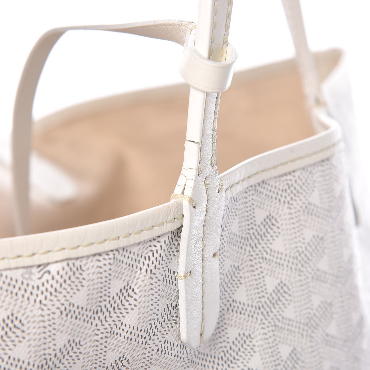 Goyardine Saint Louis PM White