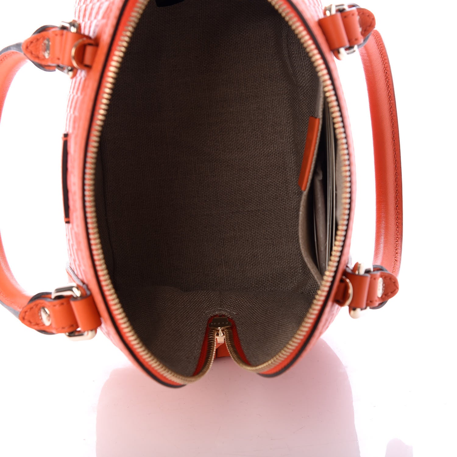 Gucci Microguccissima Mini Dome Bag Sun Orange 5 of 9