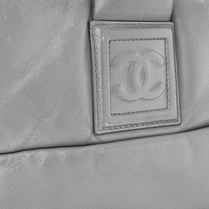 Chanel Metallic Lambskin Quilted Small Coco Cocoon Reversible Tote Light Grey 14 of 23