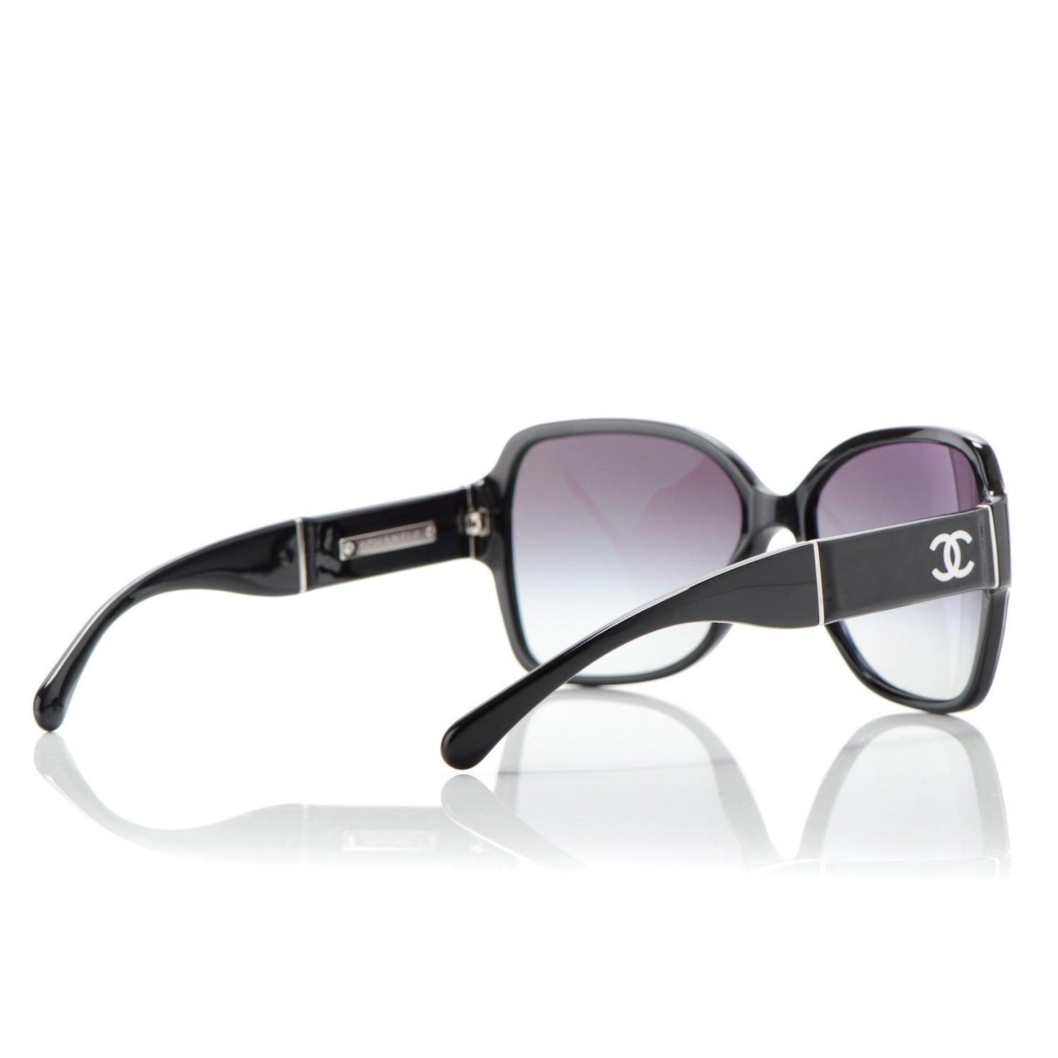 Chanel Patent CC Sunglasses 5230-Q Black 4 of 8