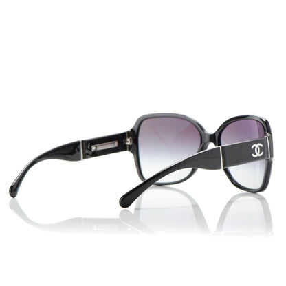 Chanel Patent CC Sunglasses 5230-Q Black 4 of 8