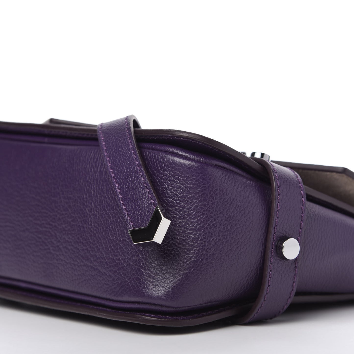 Soft Grained Calfskin Lexie Crossbody Amethyst